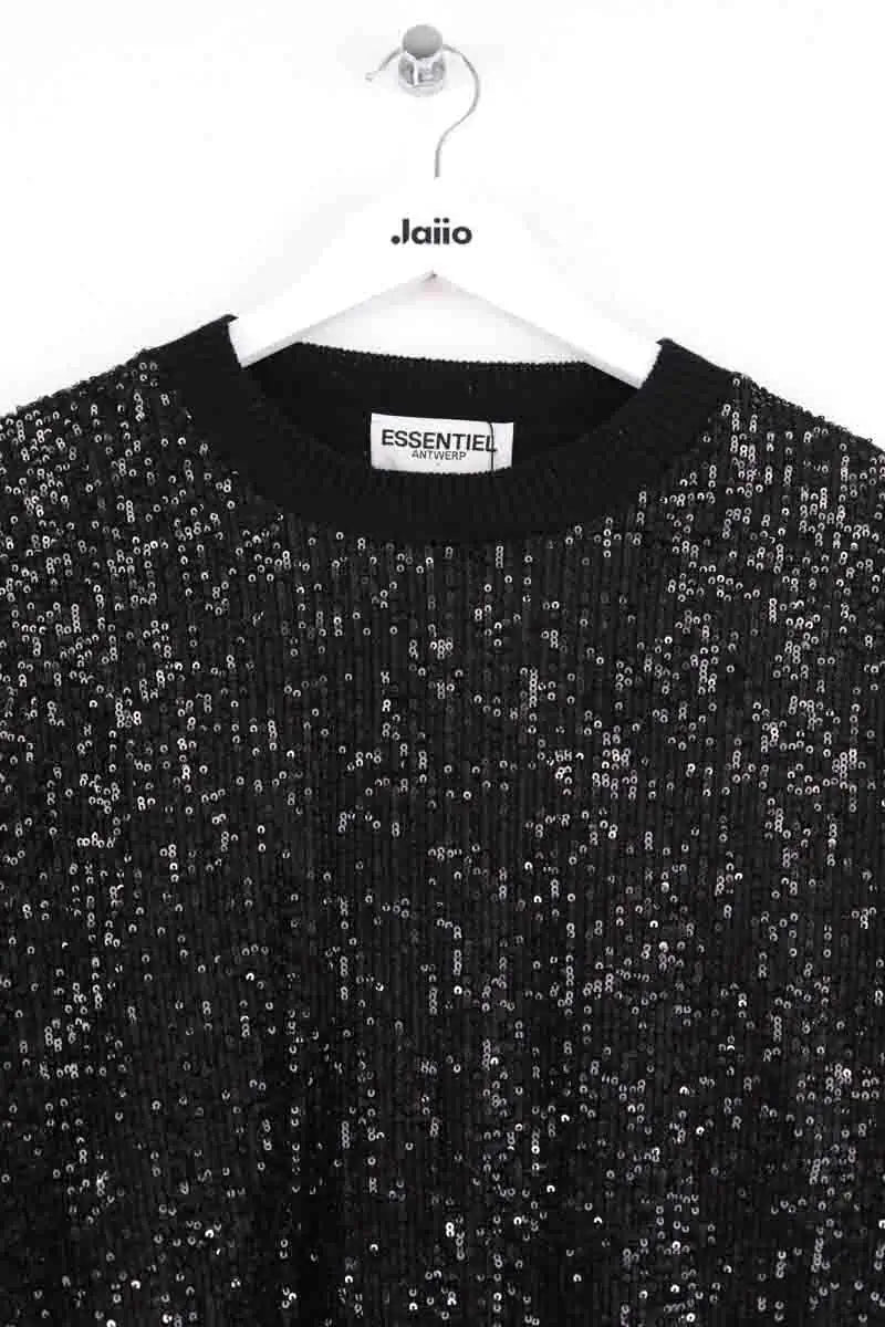 Pull Essentiel Antwerp Noir en Coton