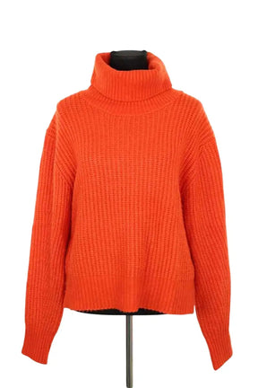 Pull Essentiel Antwerp Orange en Synthétique, taille L - Seconde Main