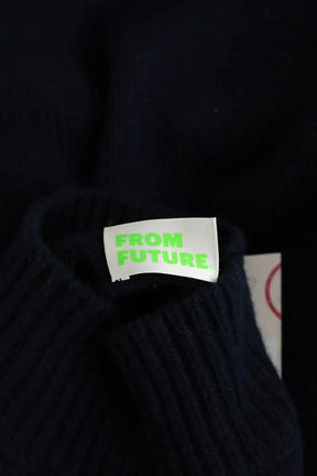 Pull From Future Bleu en Cachemire