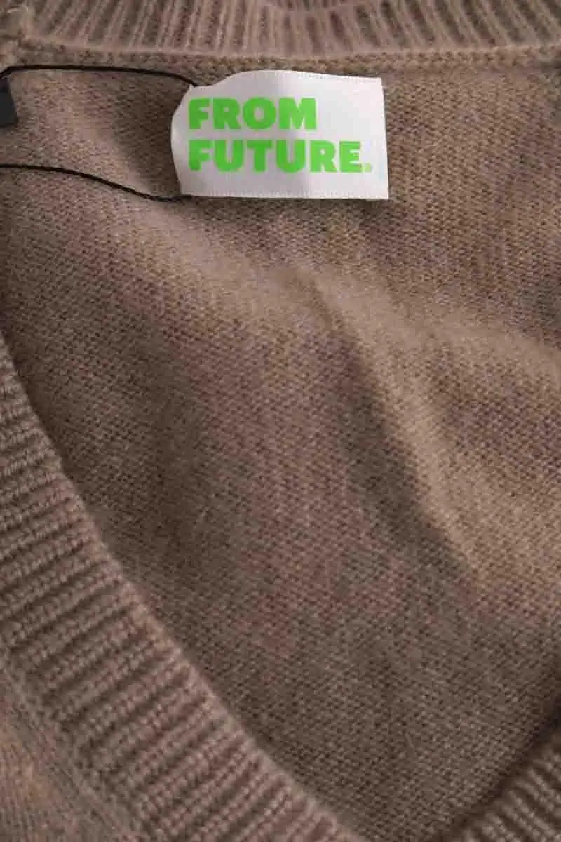 Pull From Future Kaki en Cachemire