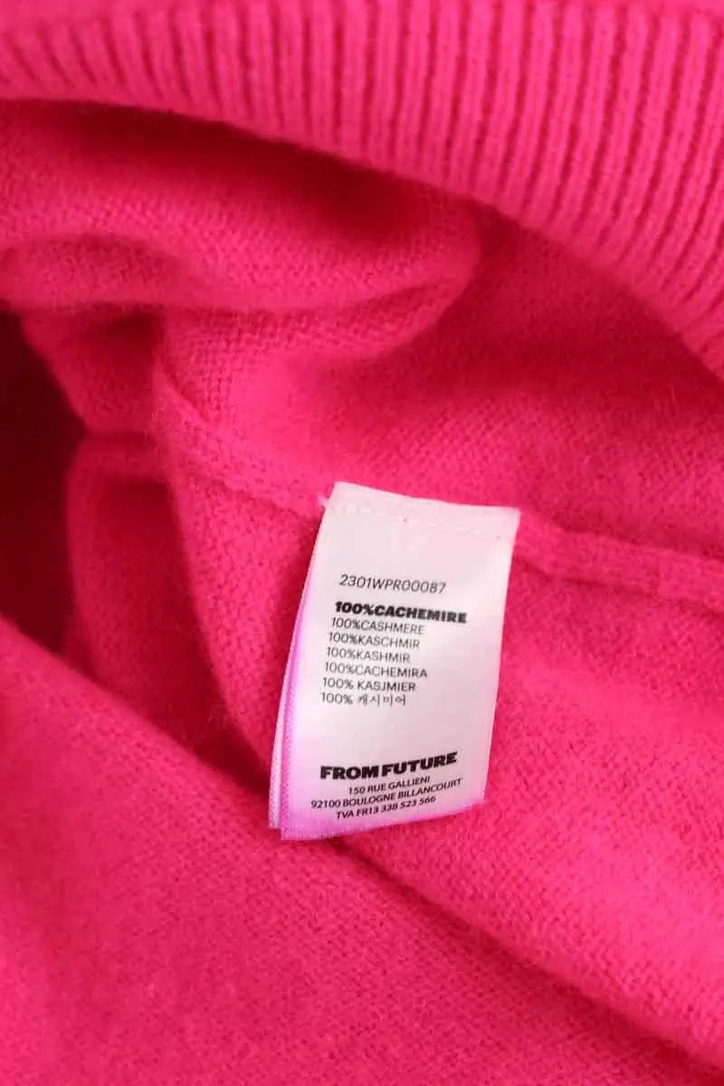 Pull From Future Rose en Cachemire