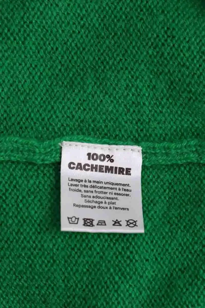 Pull From Future Vert en Cachemire