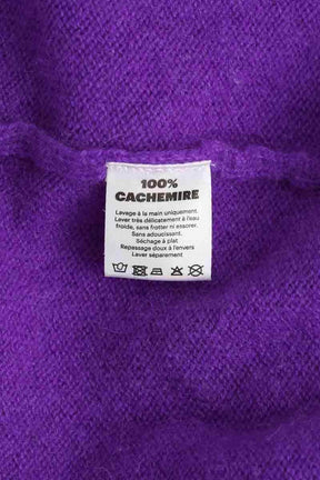 Pull From Future Violet en Cachemire
