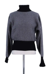 Pull Fusalp Anthracite en Laine, taille M - Seconde Main