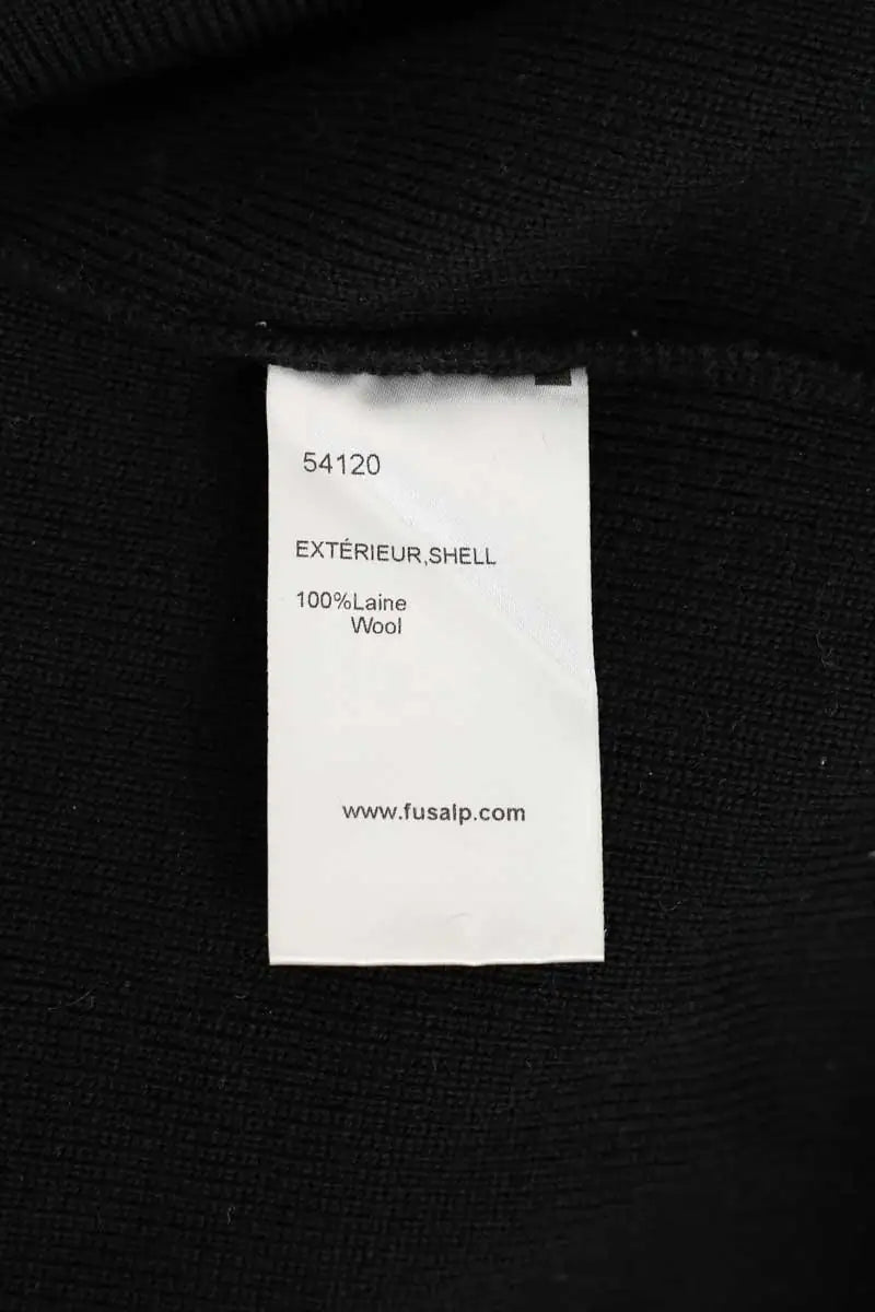 Pull Fusalp Noir en Laine