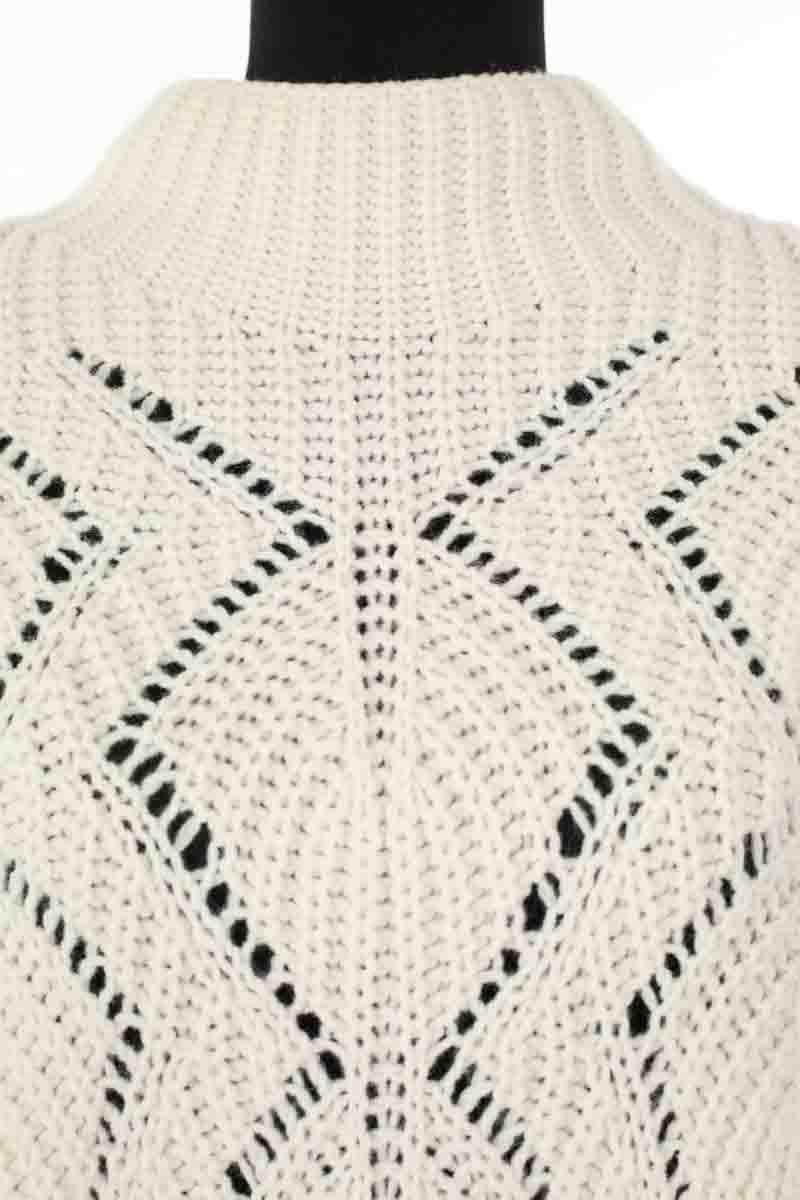 Pull Gerard Darel Ecru en Laine