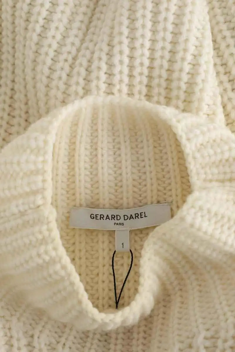 Pull Gerard Darel Ecru en Laine