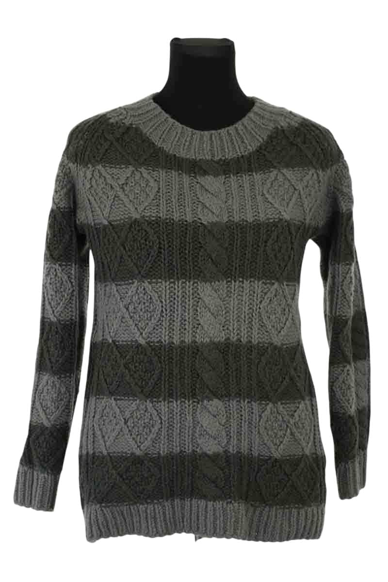 Pull Gerard Darel Gris en Laine, taille M - Seconde Main