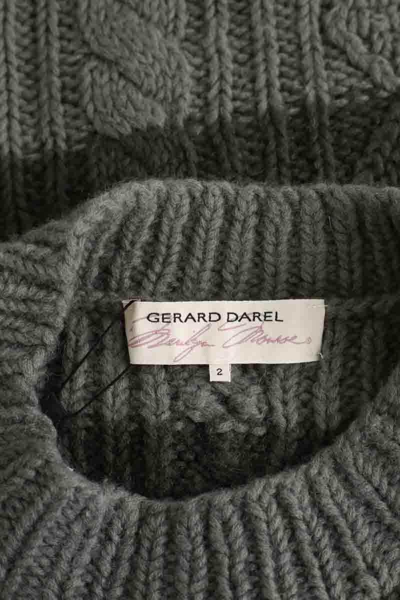 Pull Gerard Darel Gris en Laine
