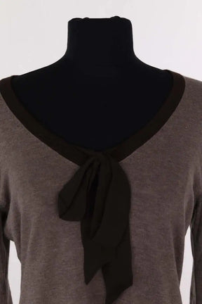 Pull Gerard Darel Marron en Viscose