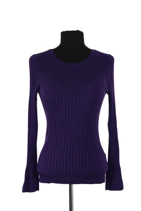 Pull Gerard Darel Violet en Coton, taille S - Seconde Main