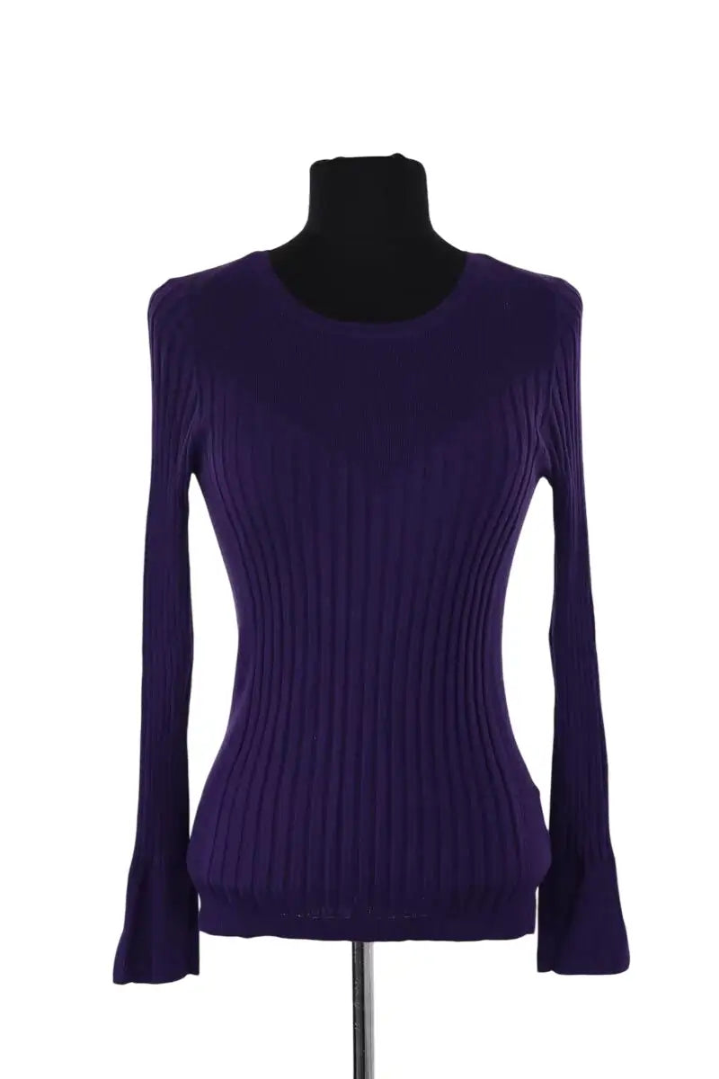 Pull Gerard Darel Violet en Coton, taille S - Seconde Main