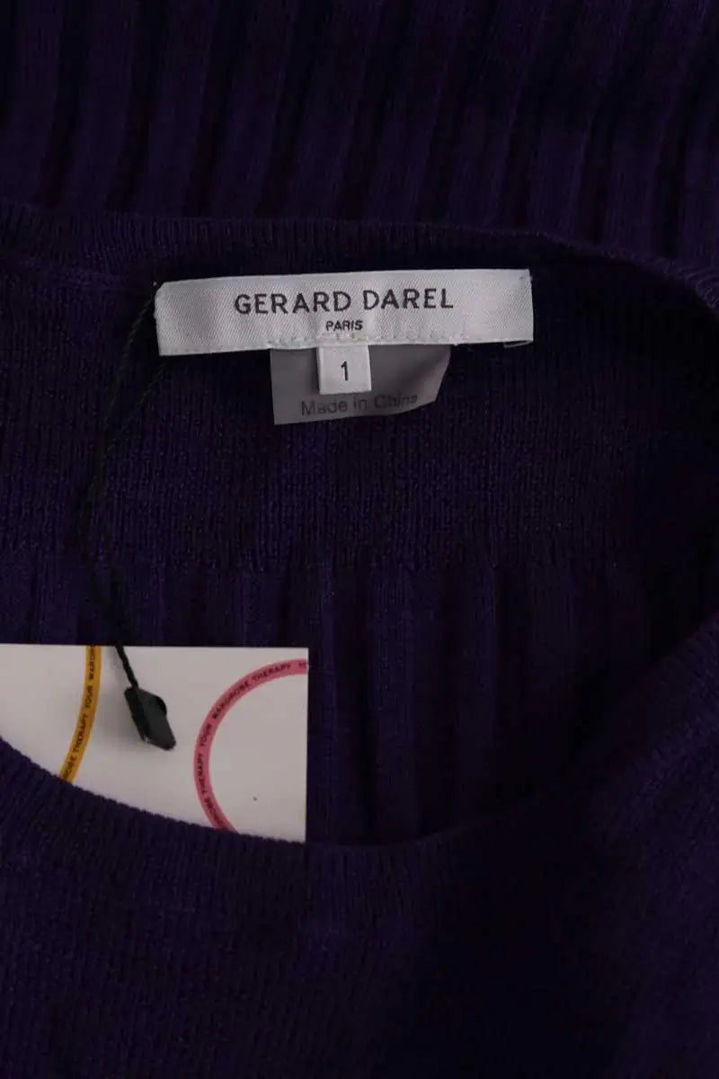 Pull Gerard Darel Violet en Coton