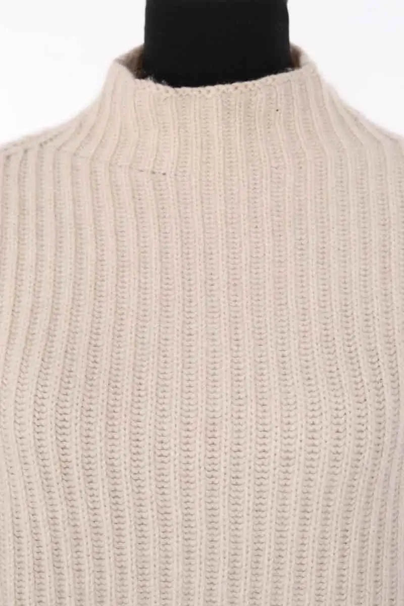 Pull Gran sasso Beige en Cachemire