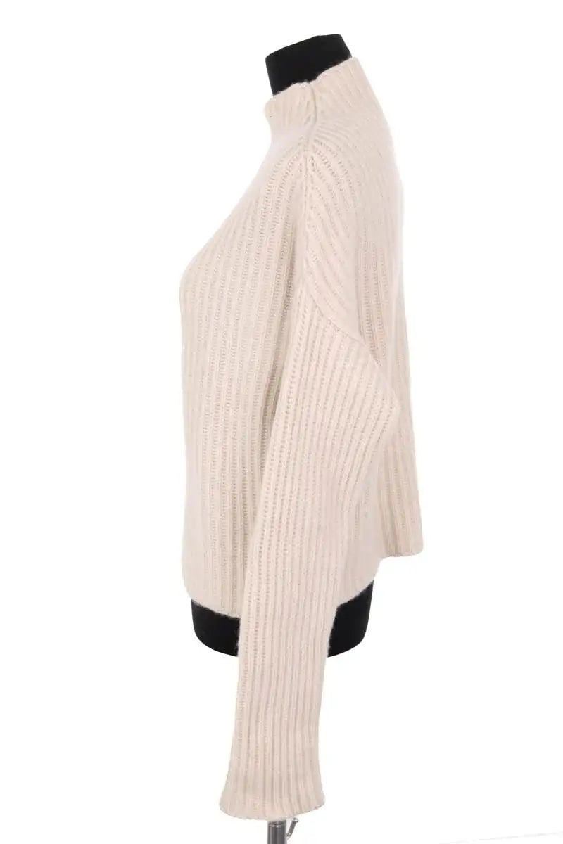 Pull Gran sasso Beige en Cachemire