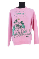 Pull Gucci Rose en Laine, taille XS - Seconde Main