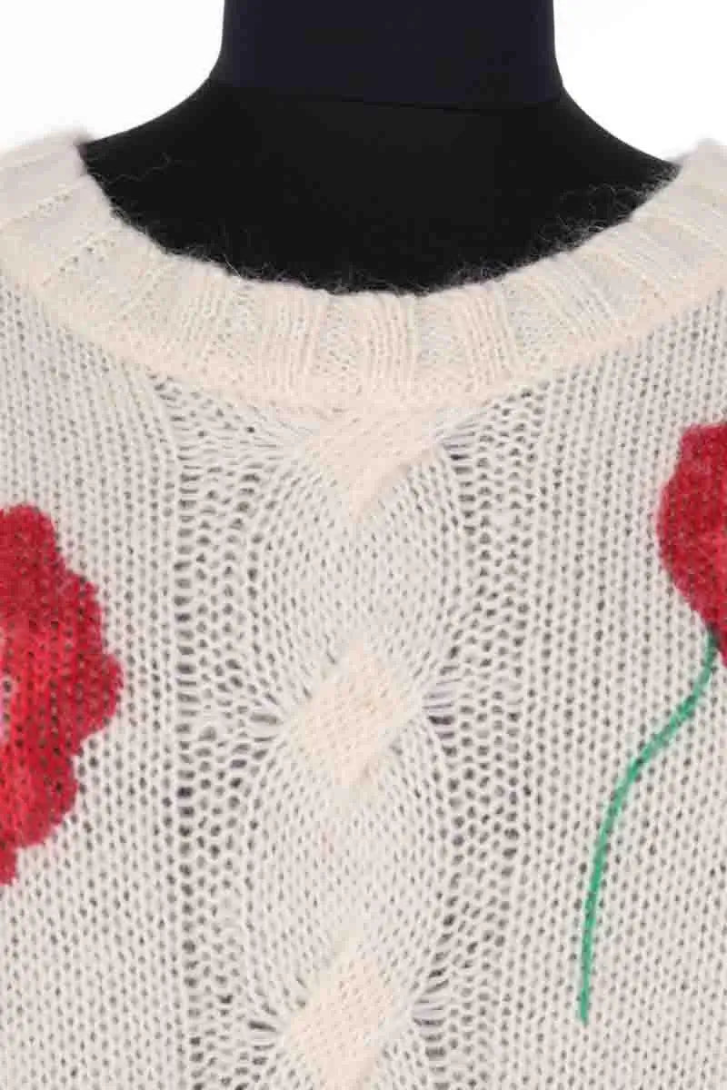 Pull Heimstone Blanc en Laine