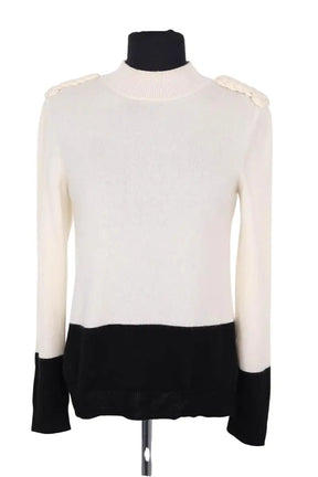 Pull Hermès Blanc en Cachemire, taille M - Seconde Main