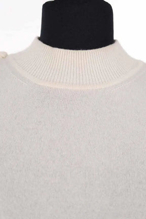 Pull Hermès Blanc en Cachemire
