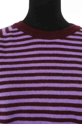 Pull Hod Luna stripe Violet en Laine