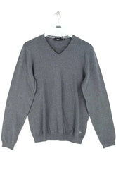 Pull Hugo Boss Gris en Coton, taille M - Seconde Main