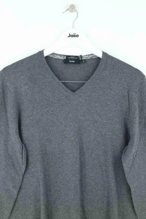 Pull Hugo Boss Gris en Coton
