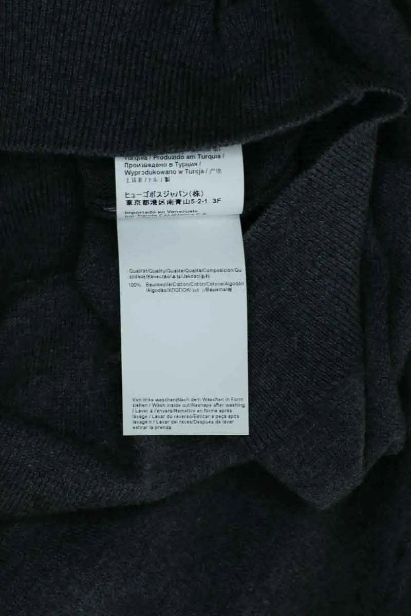 Pull Hugo Boss Gris en Coton
