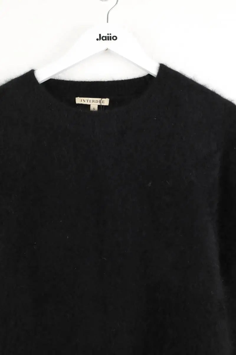 Pull Interdee Noir en Fourrure