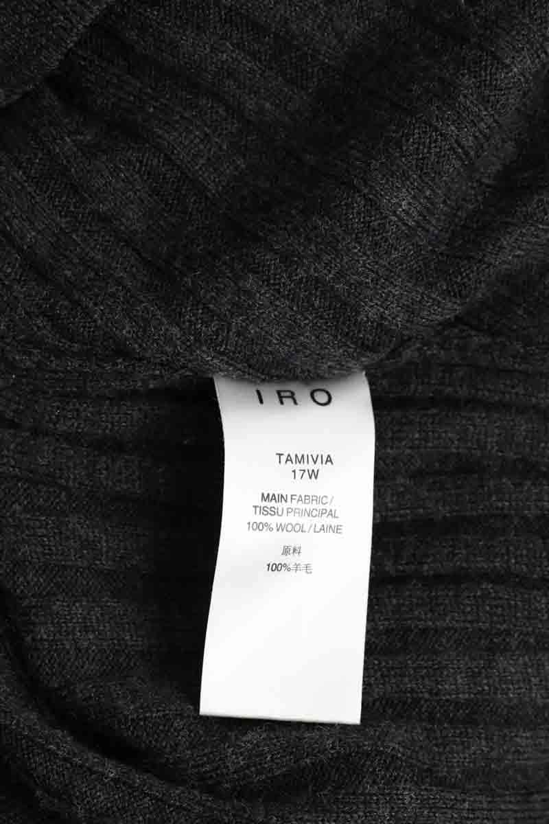 Pull Iro Anthracite en Laine