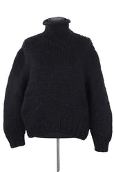 Pull Iro Noir en Laine, taille S - Seconde Main