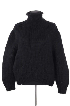 Pull Iro Noir en Laine, taille S - Seconde Main