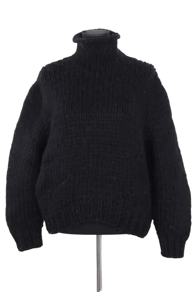 Pull Iro Noir en Laine, taille S - Seconde Main