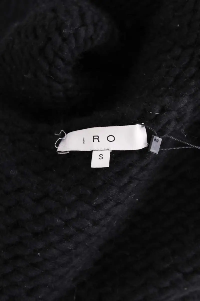 Pull Iro Noir en Laine
