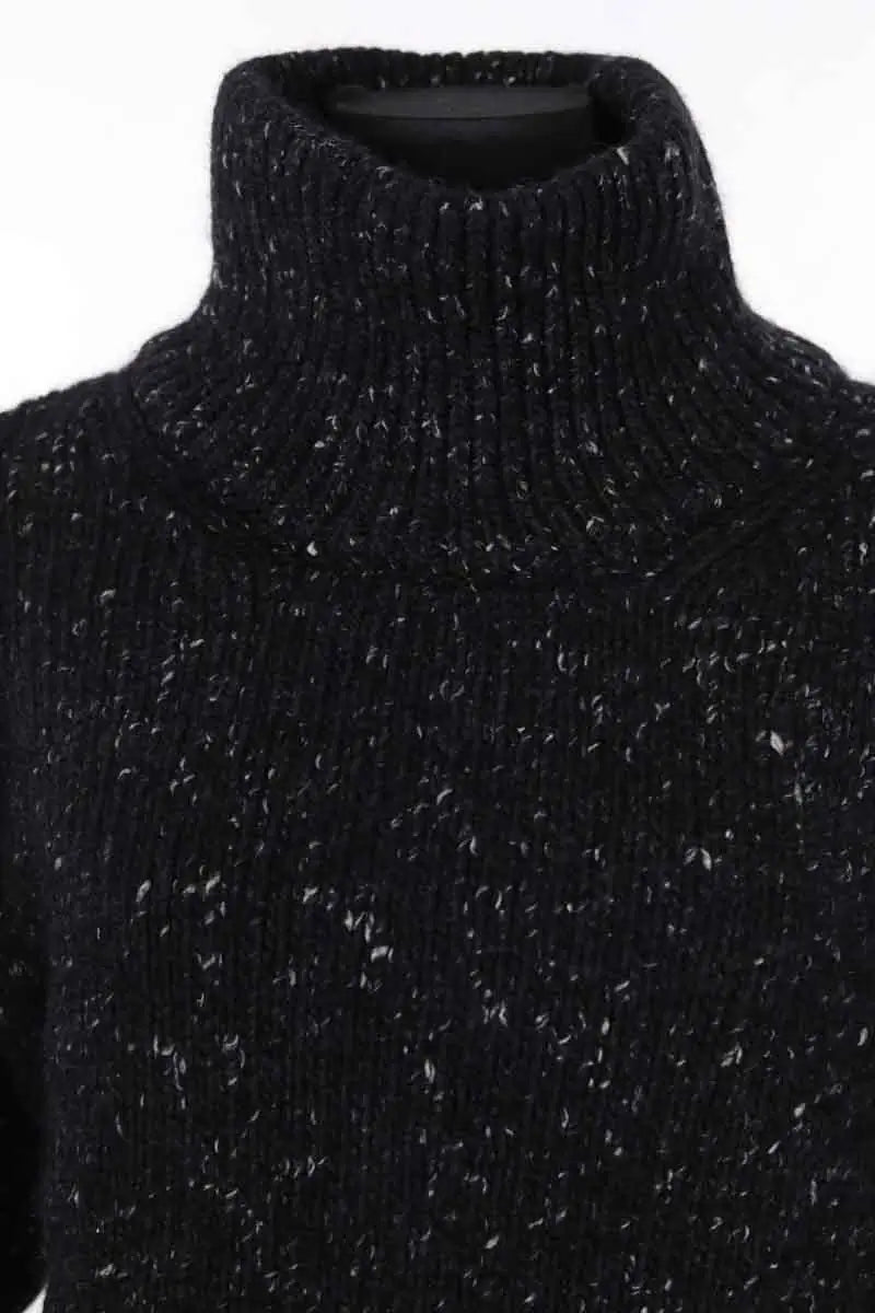 Pull Iro Yilivi Noir en Laine