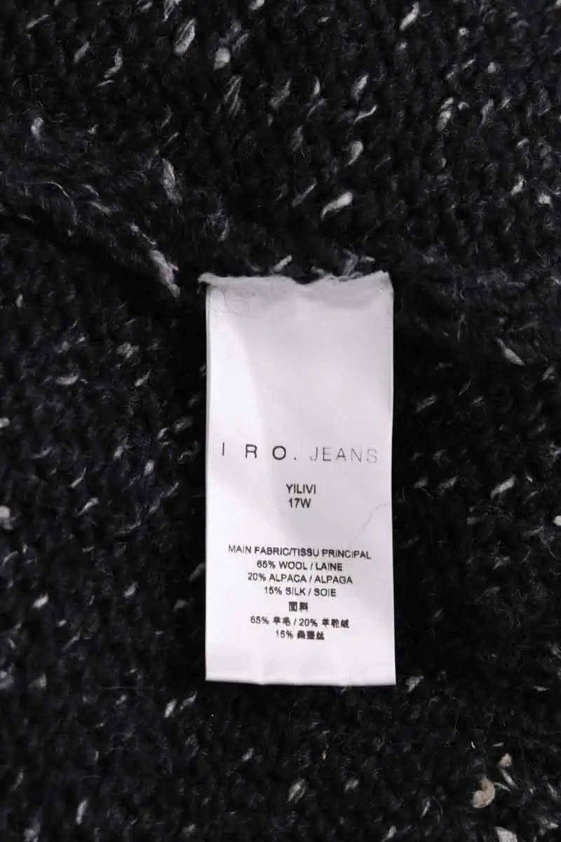 Pull Iro Yilivi Noir en Laine