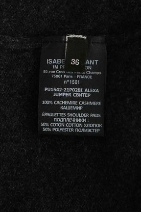 Pull Isabel Marant Anthracite en Cachemire