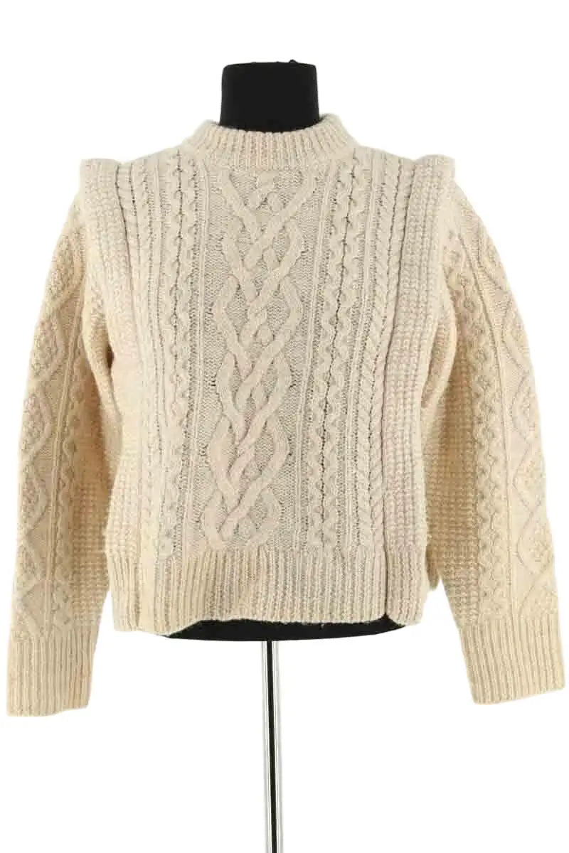 Pull Isabel Marant Étoile Beige en Laine, taille S - Seconde Main