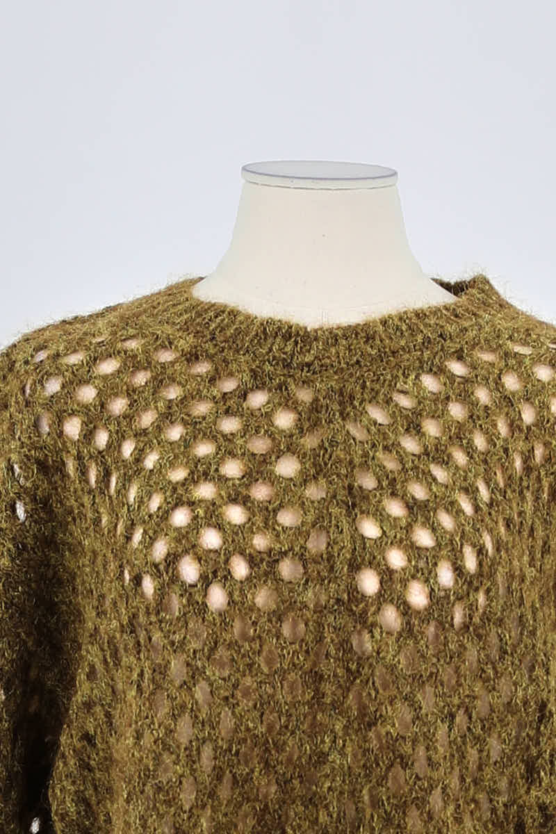Pull Isabel Marant Kaki en Laine