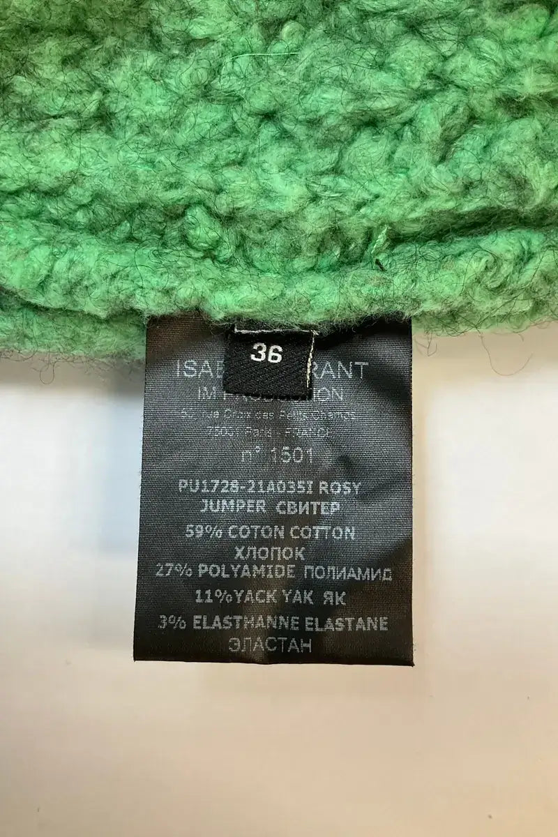 Pull Isabel Marant Vert en Coton