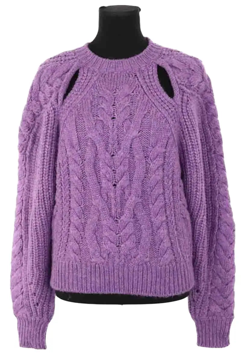Pull Isabel Marant Violet en Laine, taille M - Seconde Main
