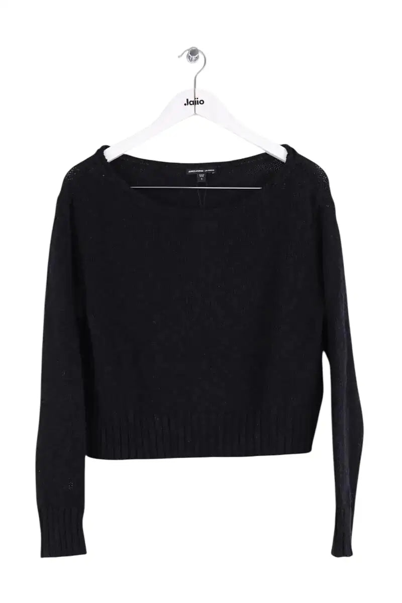 Pull James Perse Noir en Coton, taille S - Seconde Main