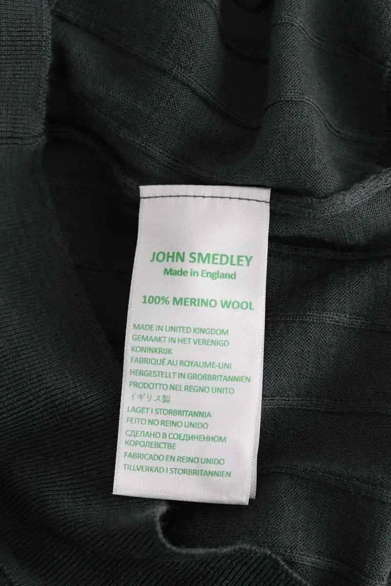 Pull John Smedley Vert en Laine