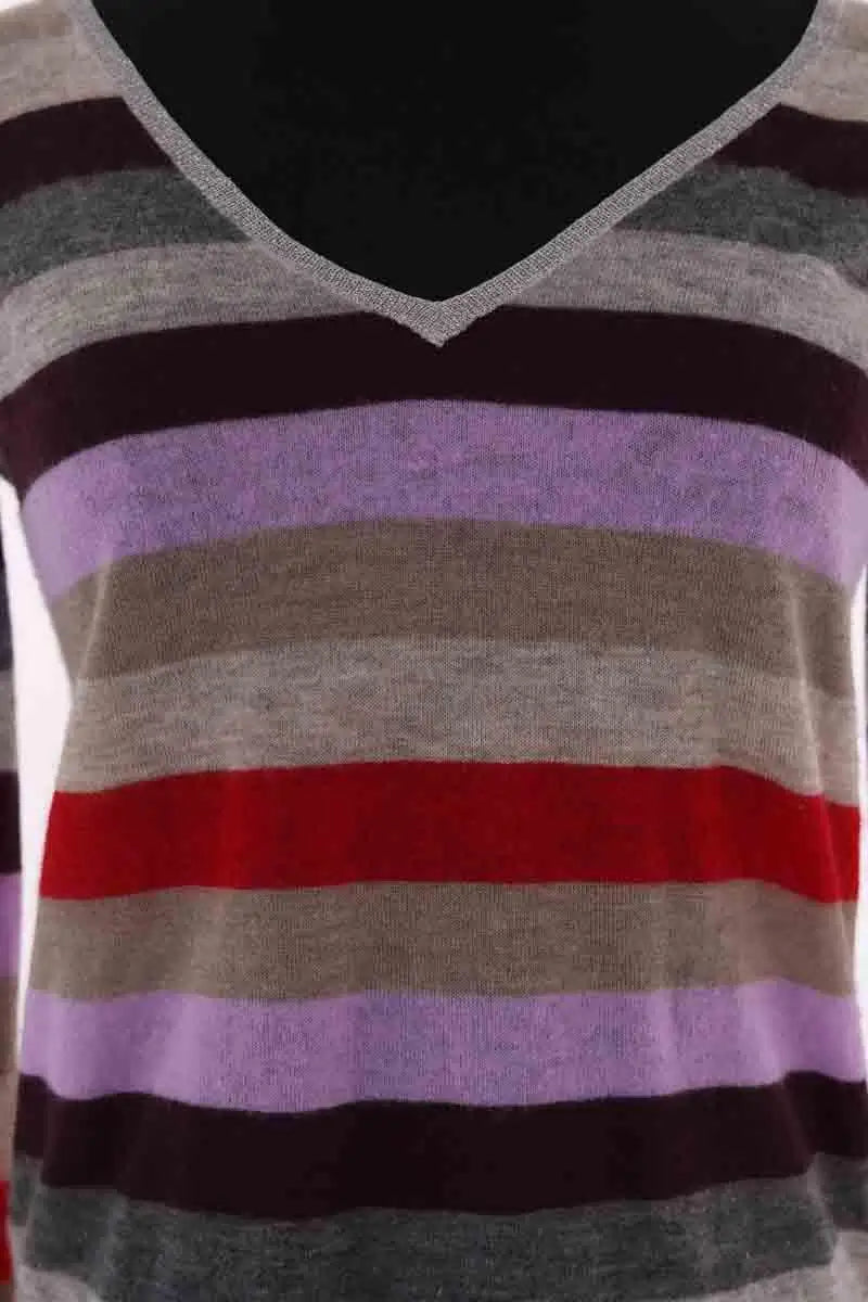 Pull Joseph Multicolore en Cachemire