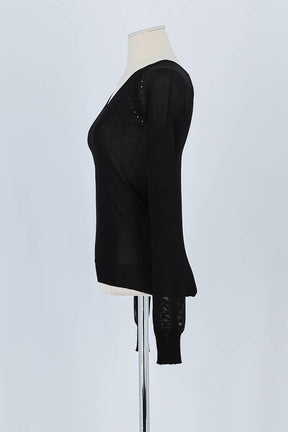 Pull Joseph Noir en Polyester