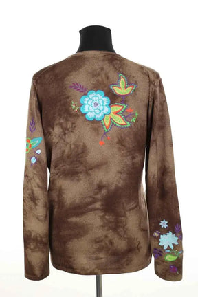 Pull Kenzo Kaki en Soie