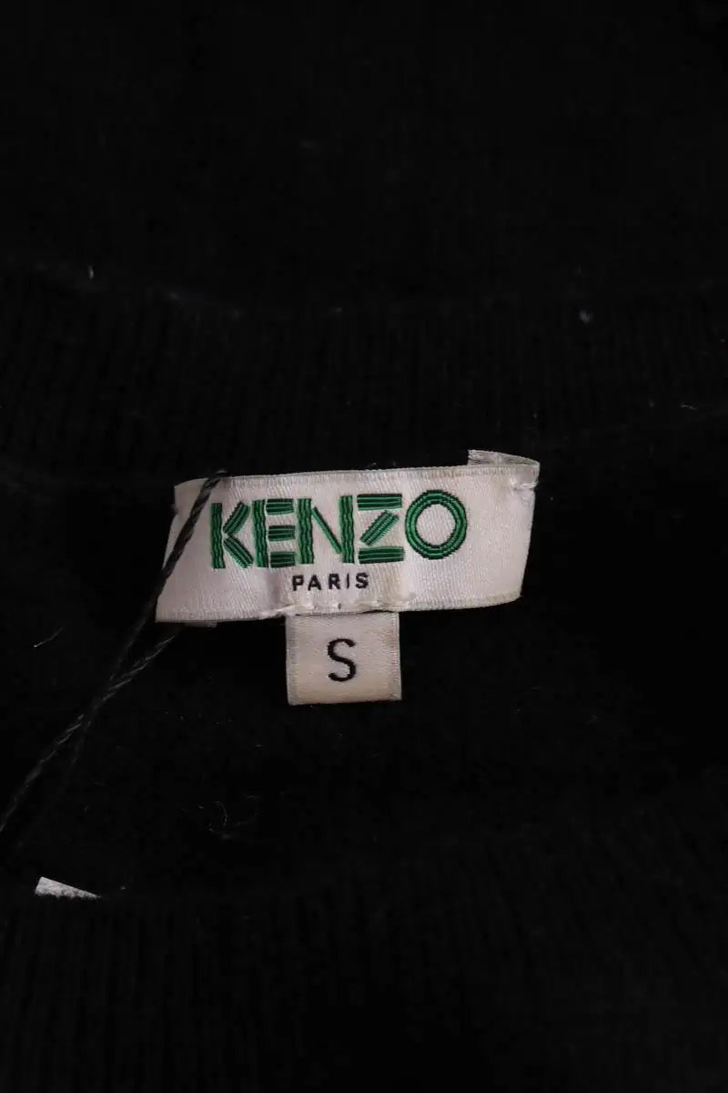 Pull Kenzo Noir en Laine