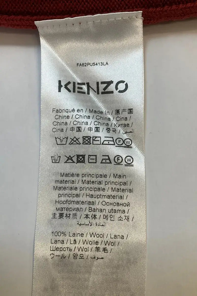 Pull Kenzo Rouge en Laine
