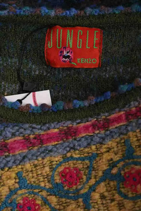 Pull Kenzo Vert en Laine