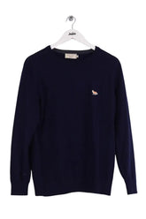 Pull Kitsuné Bleu en Laine, taille S - Seconde Main