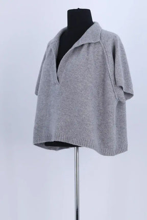 Pull Kujten Anthracite en Cachemire